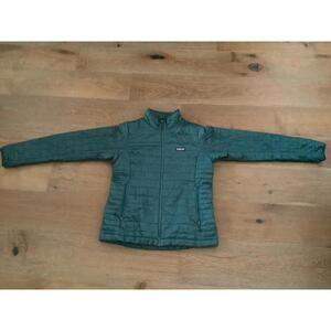 Patagonia Women's Green Nano Quilted Puff Jacket Size L